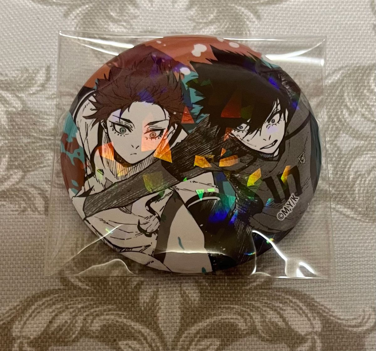 ブルーロック マズル ホログラム 缶バッジ 糸師凛 冴 原作 11点 ブルー