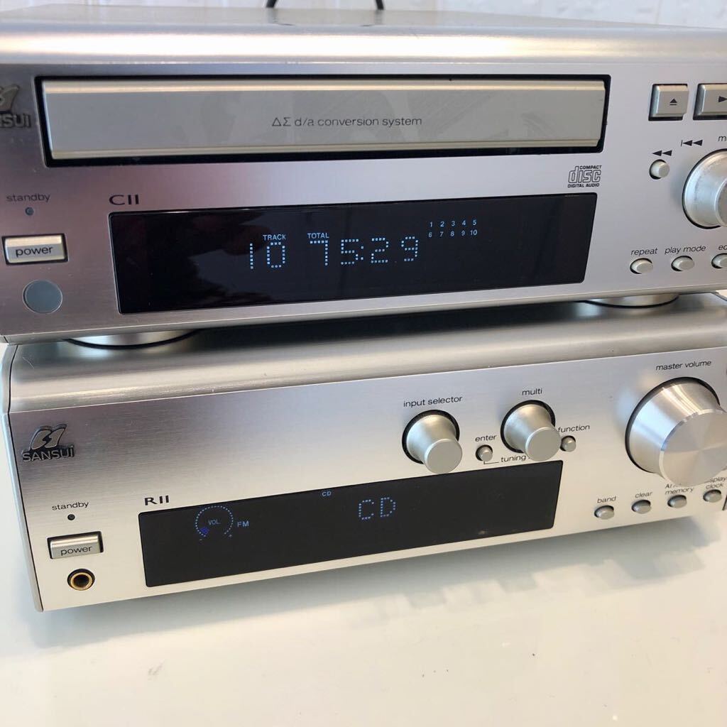 送料無料】SANSUI R11 C11 アンプ CDプレーヤー セット ピックアップ