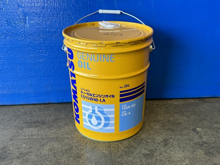 Yahoo!オークション - 送料込 コマツ純正 ディーゼルエンジンオイル 15