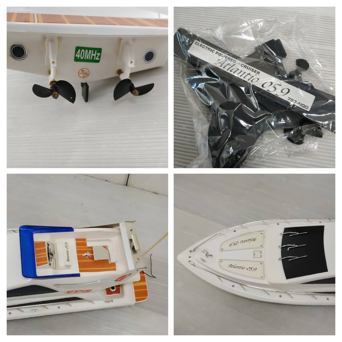 Yahoo!オークション - NEWQIDA ATLANTIO 757T-059 ラジコン ボート ア