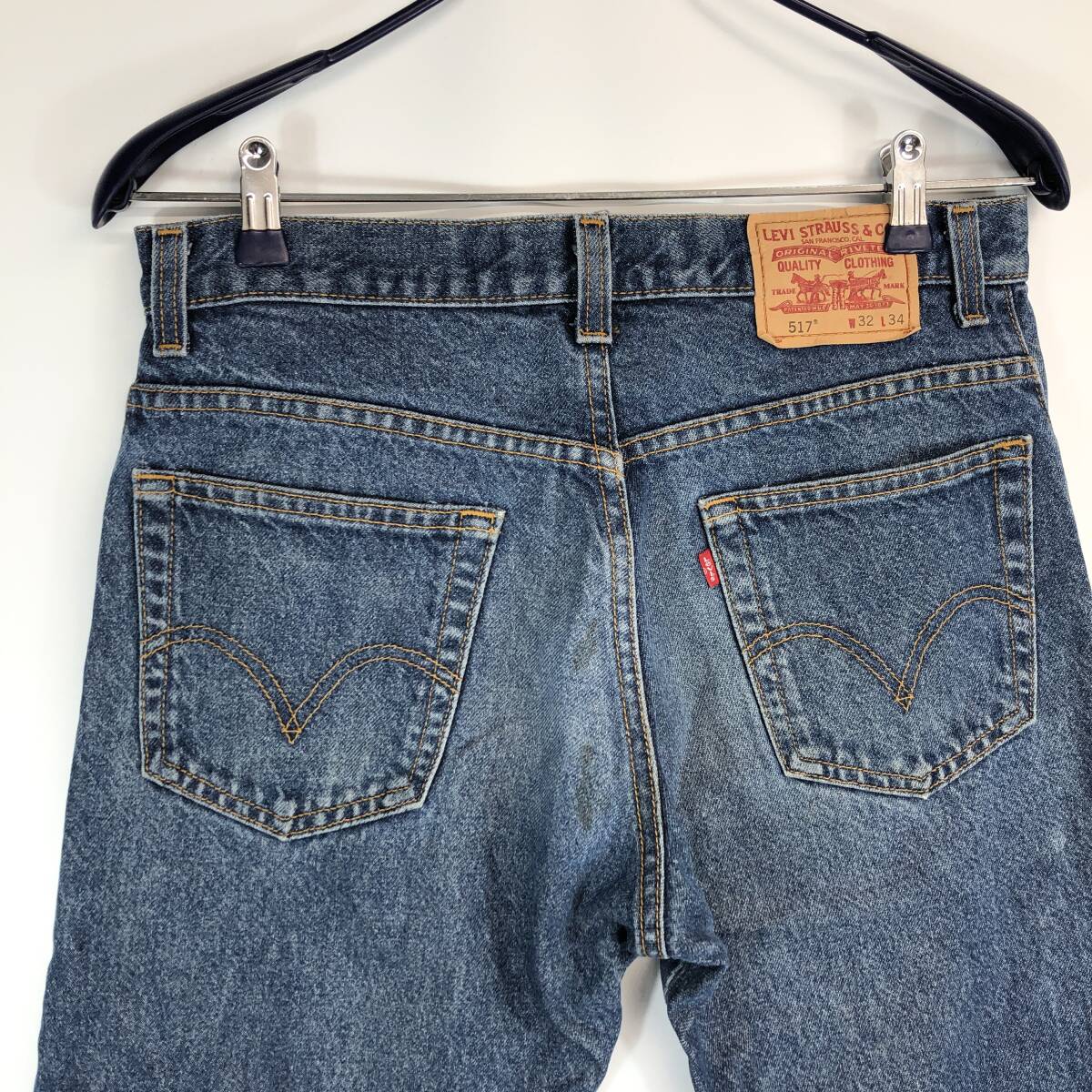 00s メキシコ製 リーバイス 517 デニムパンツ ブーツカット W32 4002