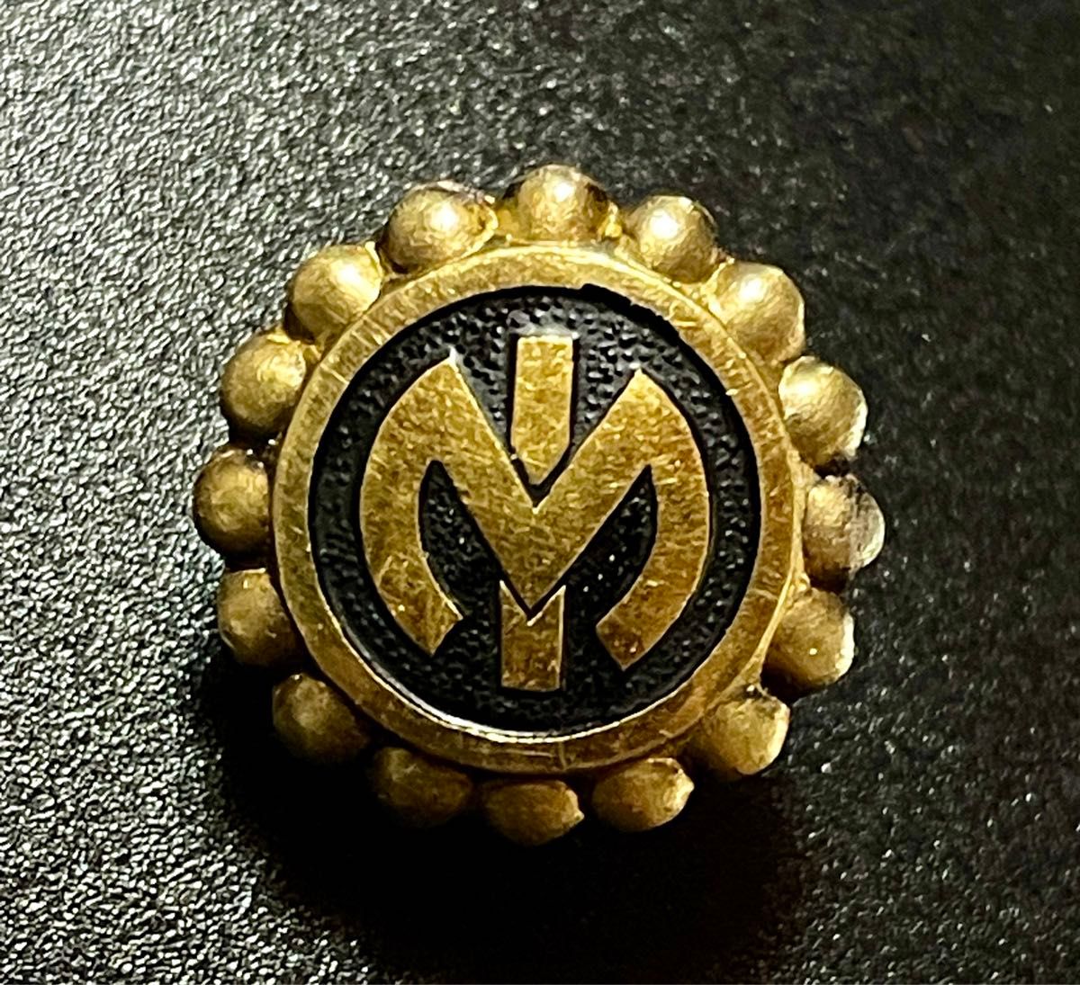 南満州鉄道 バッジ 『純銀金張』刻印あり 旧日本軍 大日本帝国 史料