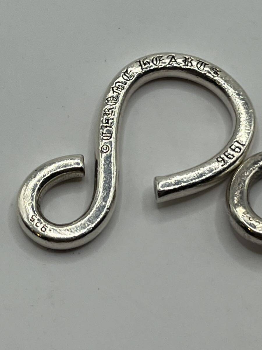 正規品 クロムハーツ ウォレットチェーン用 Sカン 1個/S字フック 純正