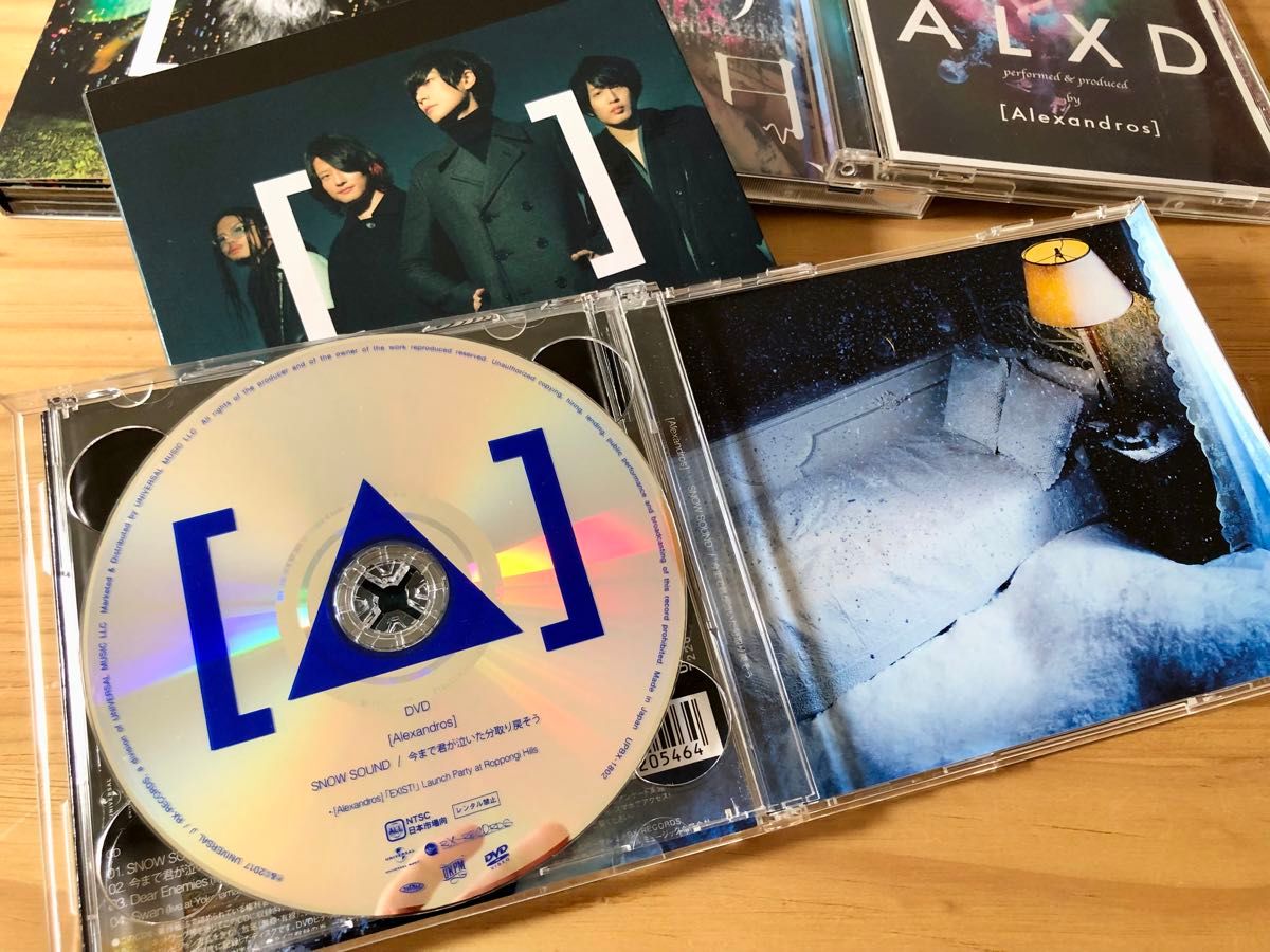 ALEXANDROS] アルバム・シングル4枚 EXIST ALXD 「明日 また」 SNOW