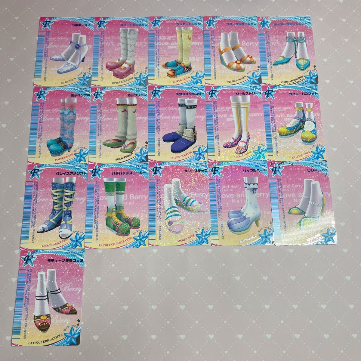 未使用品】オシャレ魔女ラブandベリー 07HB 2007年春ベリー カード64枚