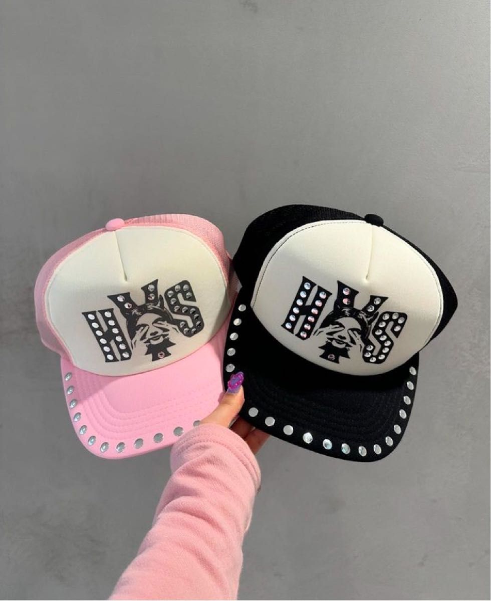 SEE NO EVIL スタッズ ブラック ヒステリックグラマー キャップ｜Yahoo