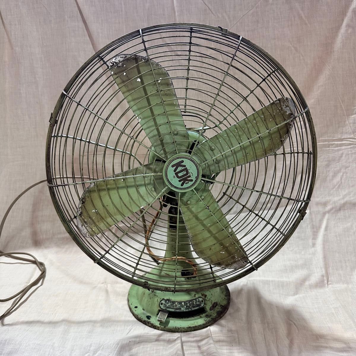 アンティーク 扇風機 昭和レトロ レトロ扇風機 KDK 日本電気当時物