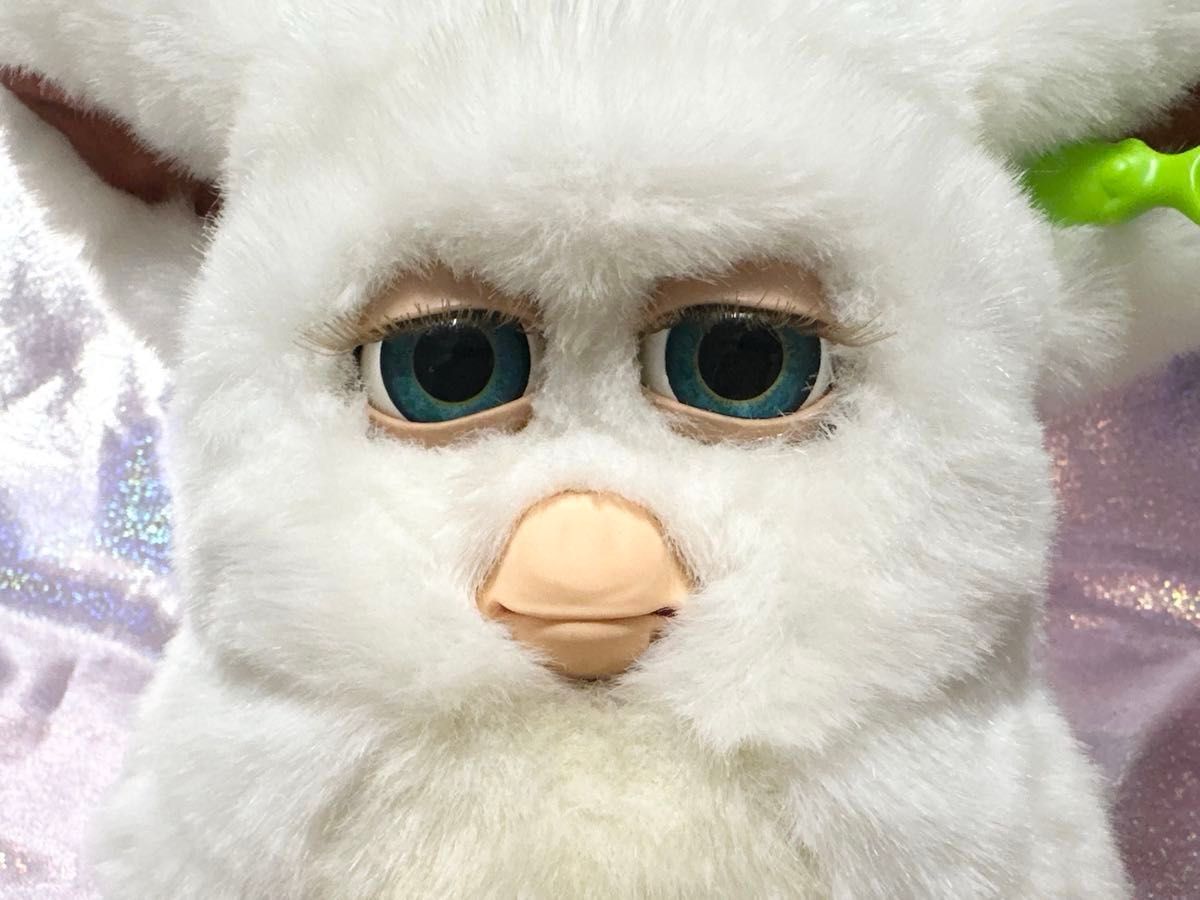 未使用品 ファービー2 シュガースノー 白×青目④ ホワイト×ブルーアイ