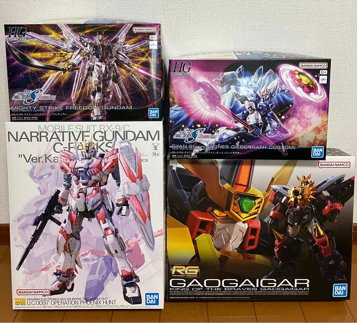 HG RG ガンプラ 4体セット 限定ガンプラ「『機動戦士ガンダムSEED』20