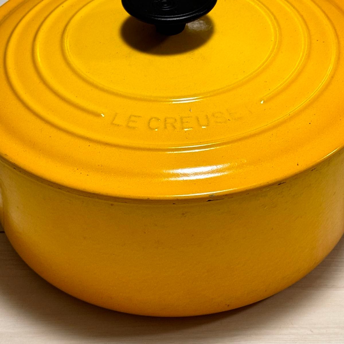ル・クルーゼ 直径24㎝ イエロー CREUSET 両手鍋｜Yahoo!フリマ（旧
