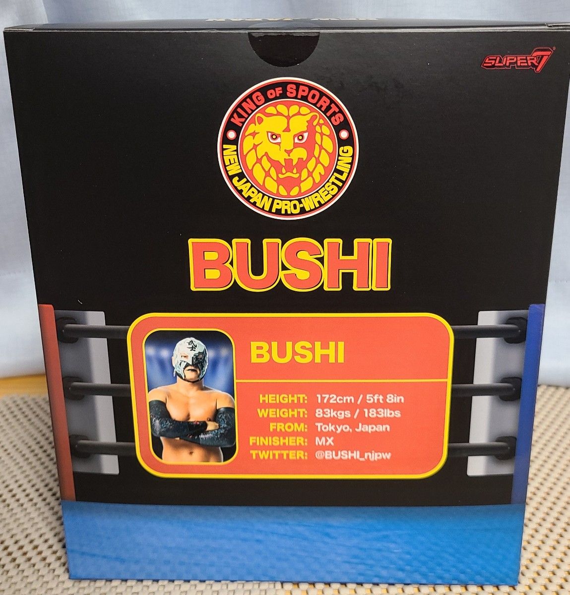 新日本プロレス SUPER7 アクションフィギュア BUSHI｜Yahoo!フリマ（旧