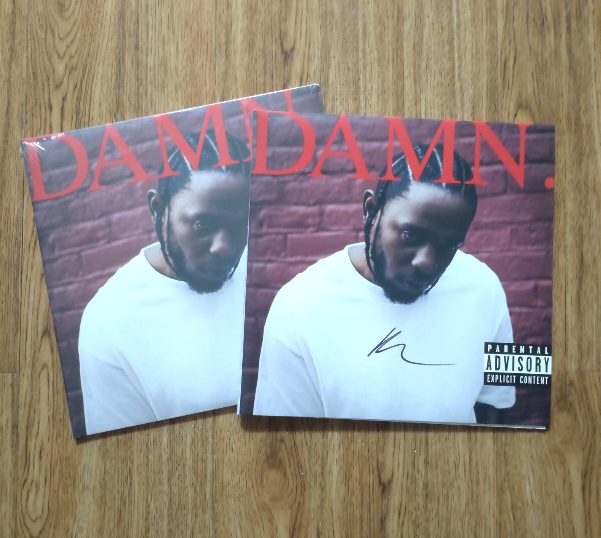 kendrick lamar damn サイン入り LP 未開封 レコード ケンドリック