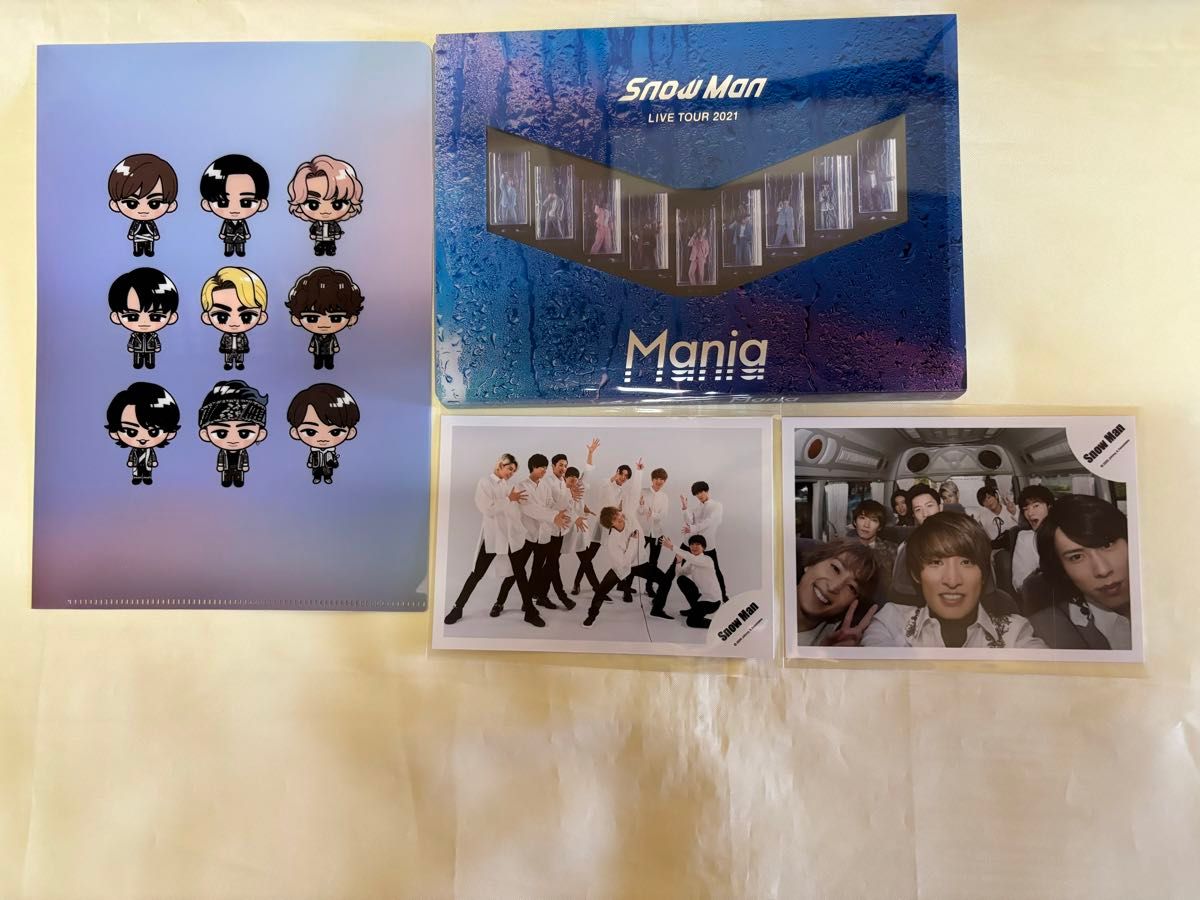 SnowMan LIVE TOUR 2021 Mania Blu-ray 通常盤 初回仕様 スリーブ 写真