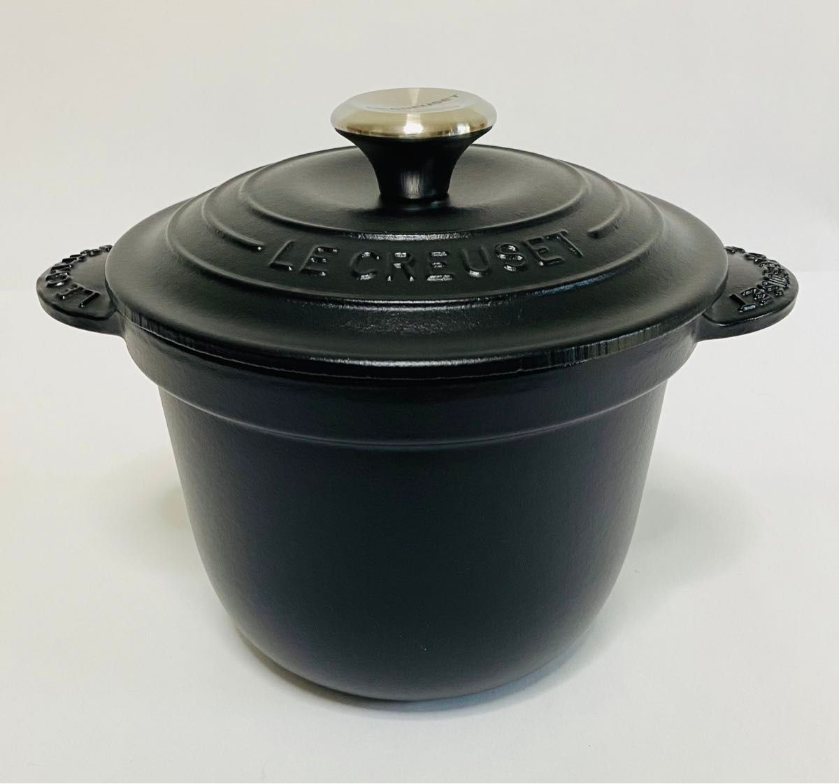 ル・クルーゼ ココット・エブリィ 18 マットブラック 鋳物 ホーロー 鍋