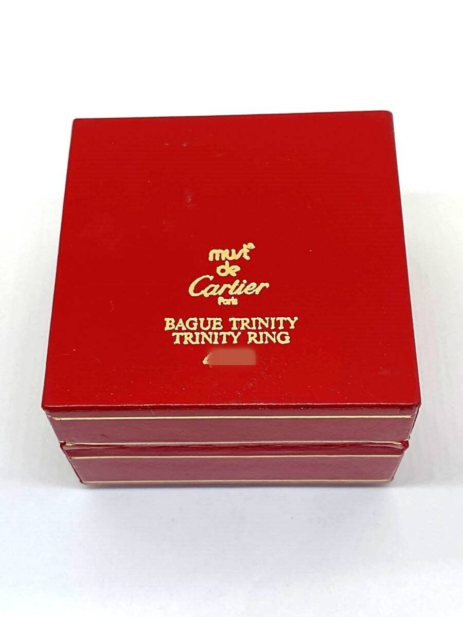 Cartier カルティエ K18 750 トリニティリング 6 89g 9号 49 シリアル