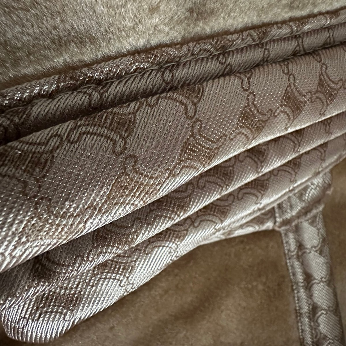 CELINE セリーヌ ミンクタッチ アクリルニューマイヤー毛布 ブラウン