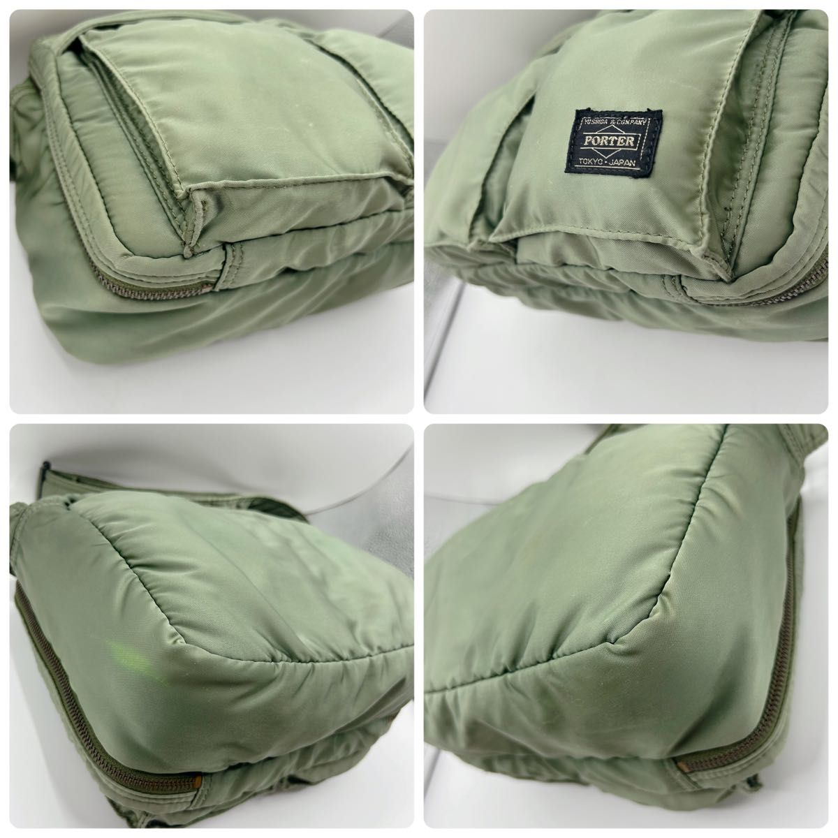 希少カラー PORTER ポーター TANKER タンカー ショルダーバッグ セージ