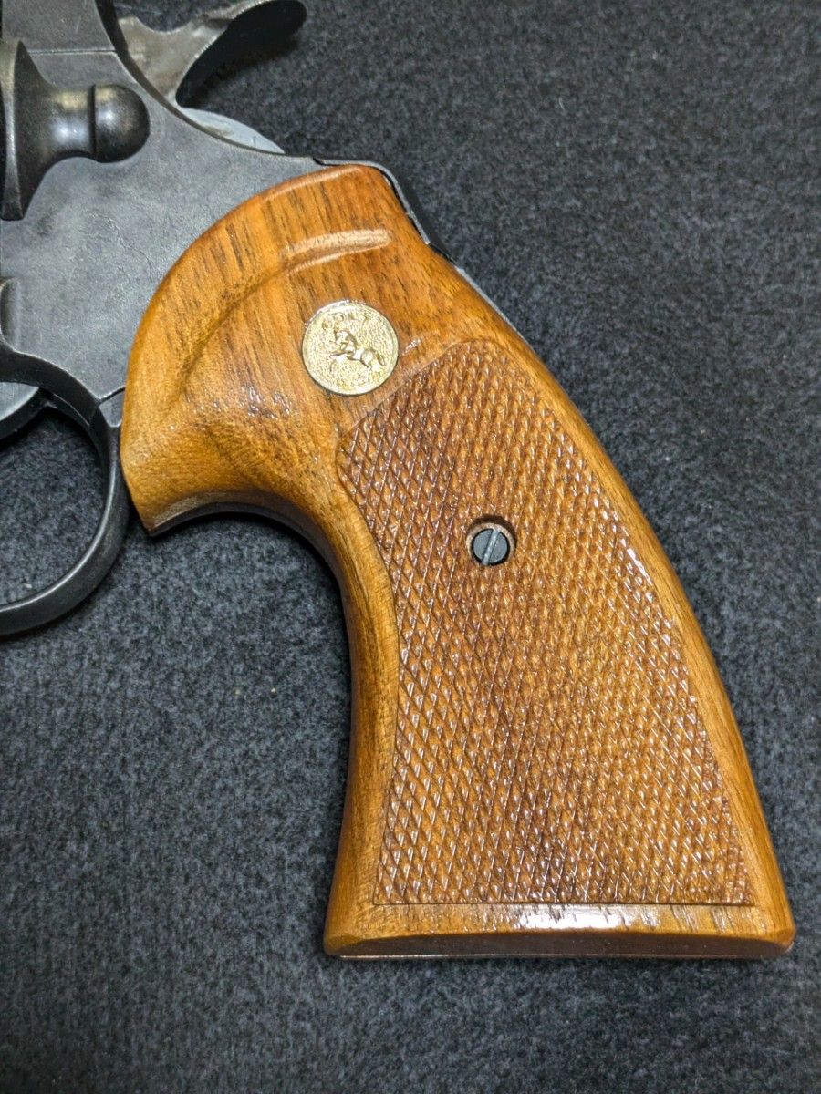 美品】MGC製 コルトパイソン 木製グリップ（メーカー純正）ABSモデル