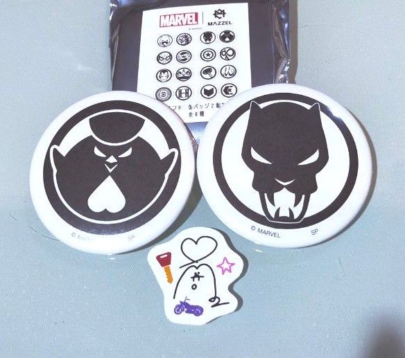 マーゼル アイコン ブラインド缶バッジ2個セット｜Yahoo!フリマ（旧