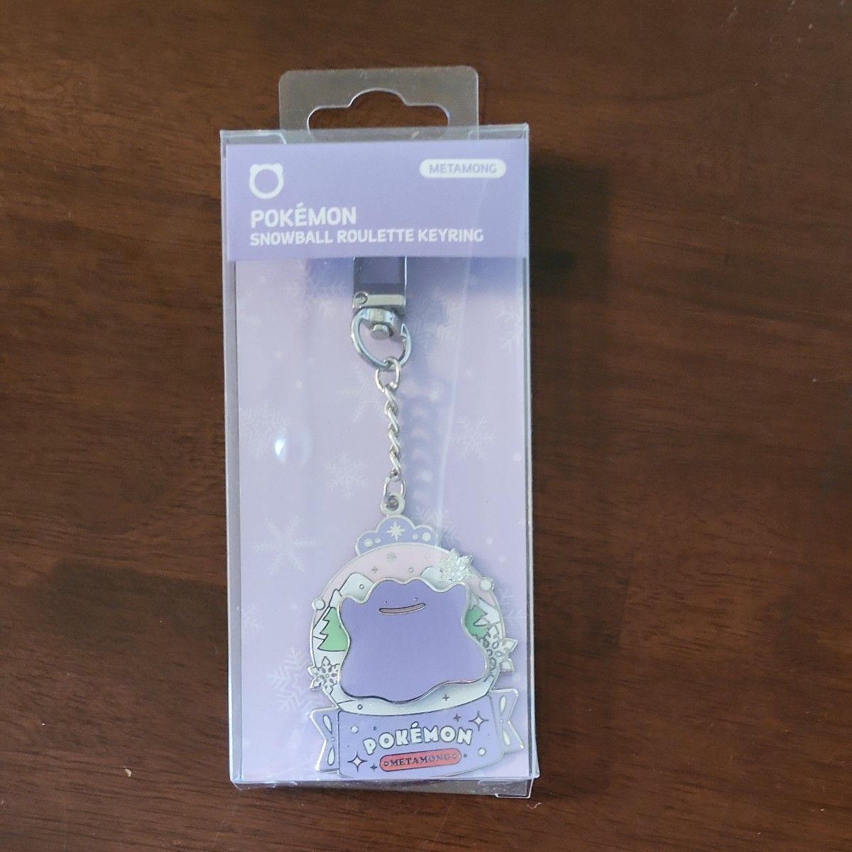 ポケモン 韓国 海外 popup メタモン キーホルダー スノードーム｜Yahoo