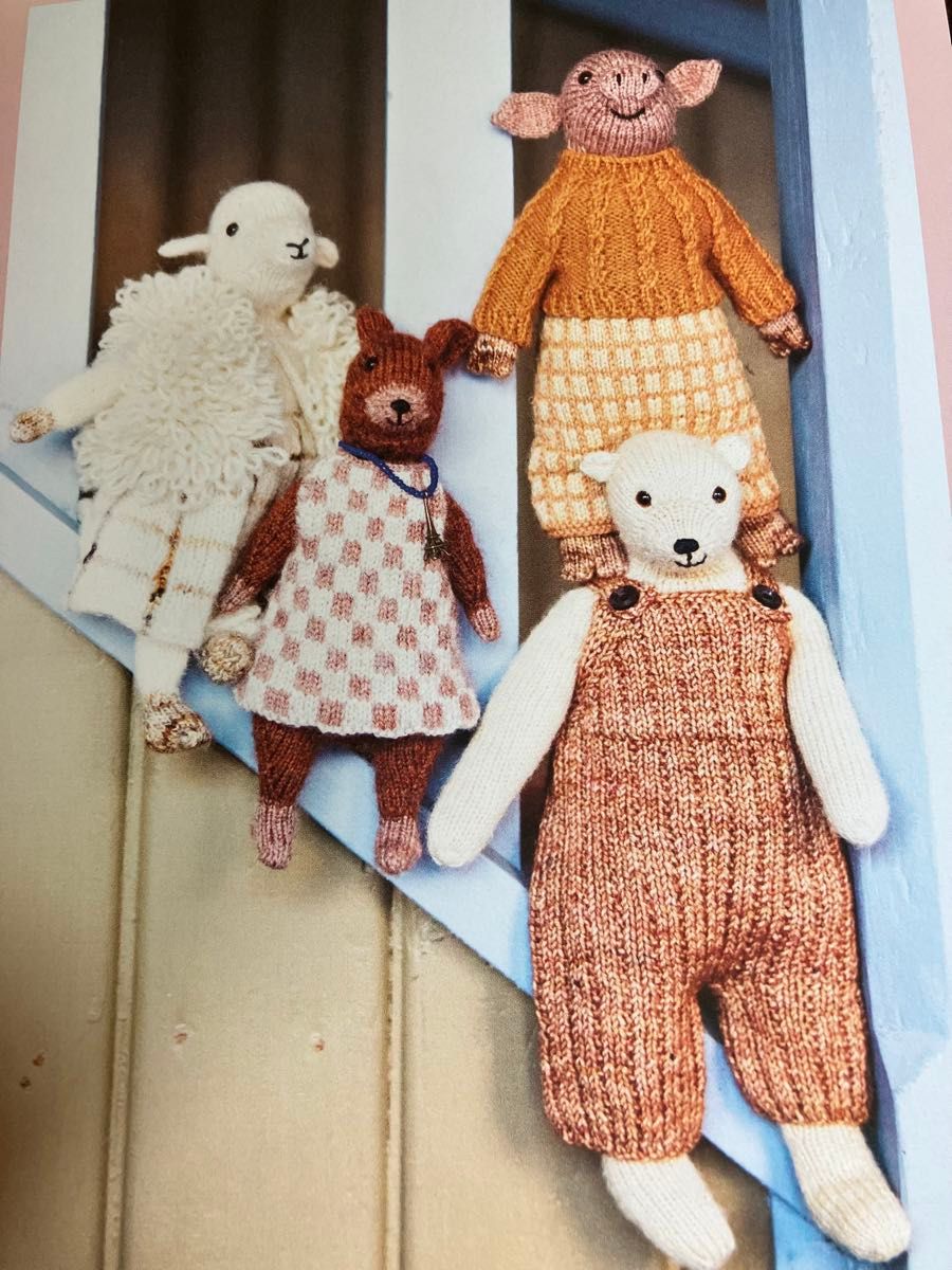 mouche & friends あみぐるみ 編みぐるみ 棒針編み 編み物 かぎ針編み