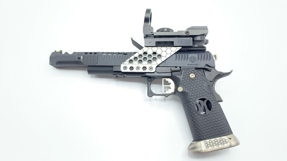 ARMORER WORKS ハイキャパ 5 1 Razor Catタイプ ガスガン BK サイト