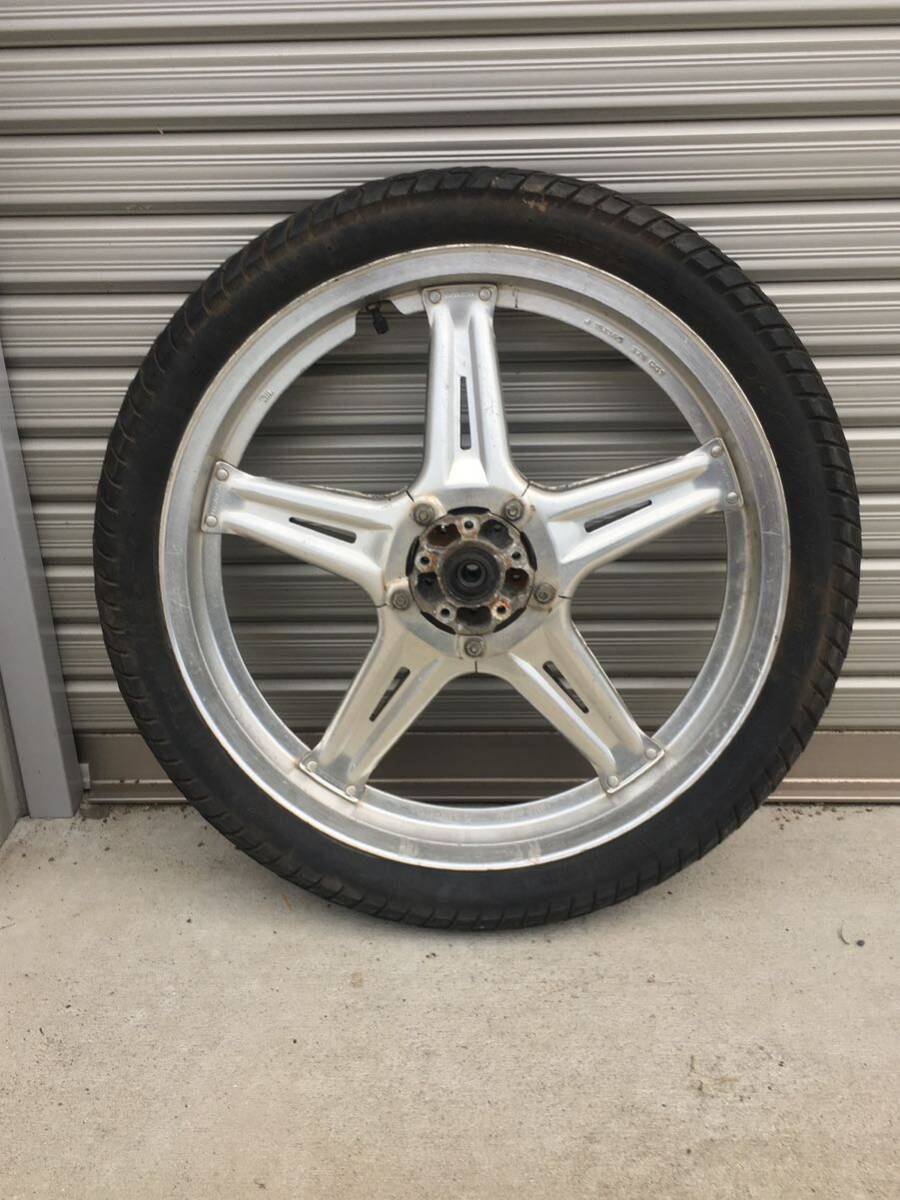 Y cb250T フロントホイールのみ CB250T 当時物 純正 CB250T フロント