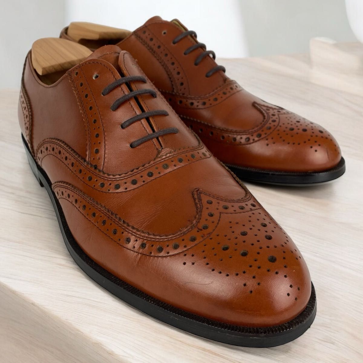 REGAL リーガル ウィングチップ 2795 茶 ブラウン 25 5cm 革靴