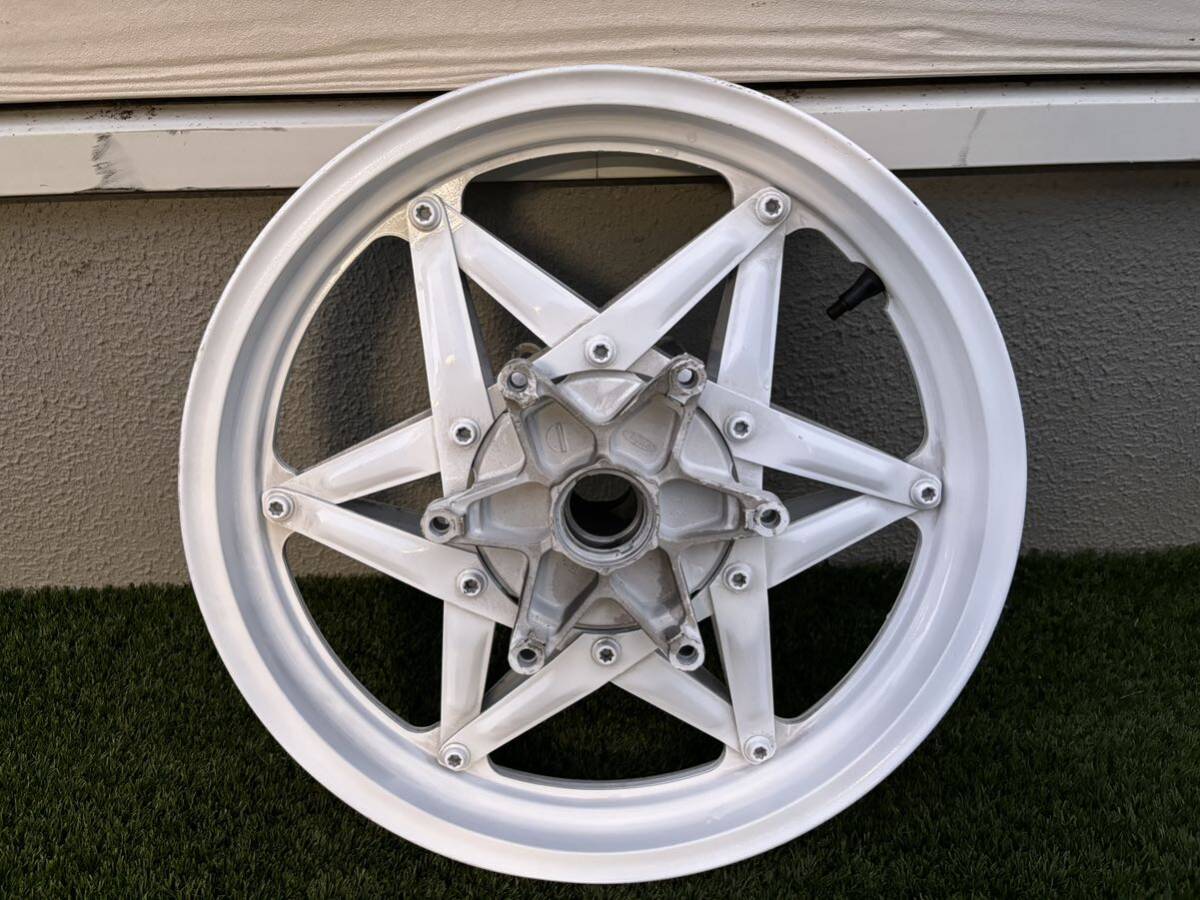Yahoo!オークション - CBR400F純正フロントホイール 白ホイール 星形 Z