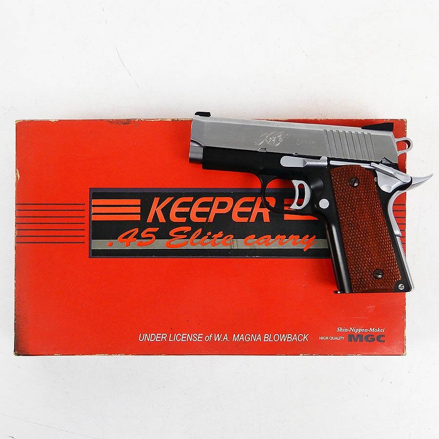 Yahoo!オークション - MGC ガスガン KEEPER.45 elite carry/キーパー.4