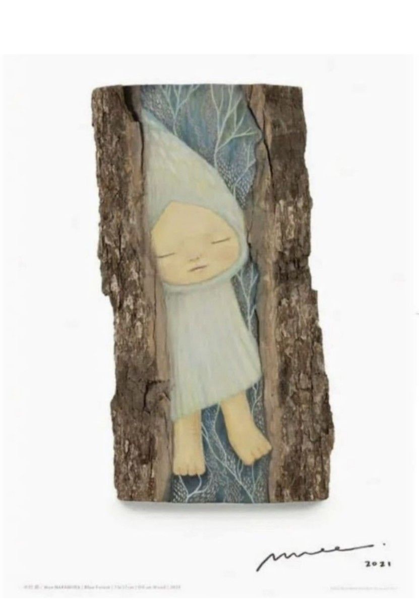 絶版 800部限定 現代アート 中村萌 公式ポスター Blue Forest｜Yahoo