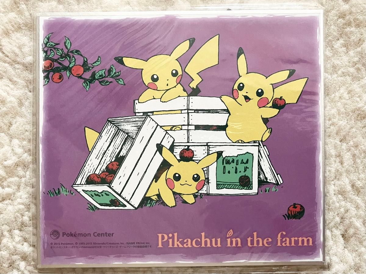 未開封4点セット】ポケモンセンター ミニ色紙 ピカチュウインザ