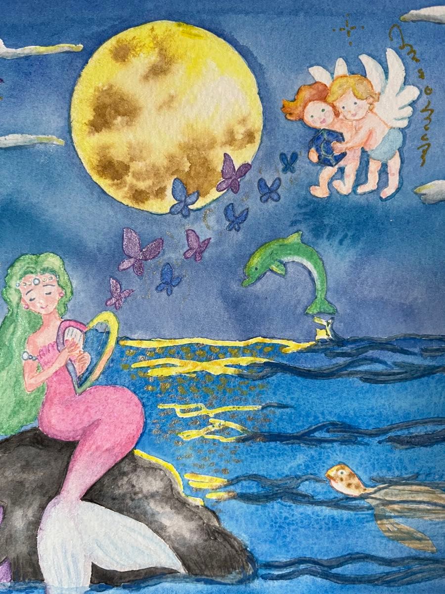 レムリア夜の海 ヒーリングアート｜Yahoo!フリマ（旧PayPayフリマ）