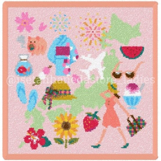 フェイラー 伊勢丹 羽田ストアオリジナルハンカチ 3色セット｜Yahoo