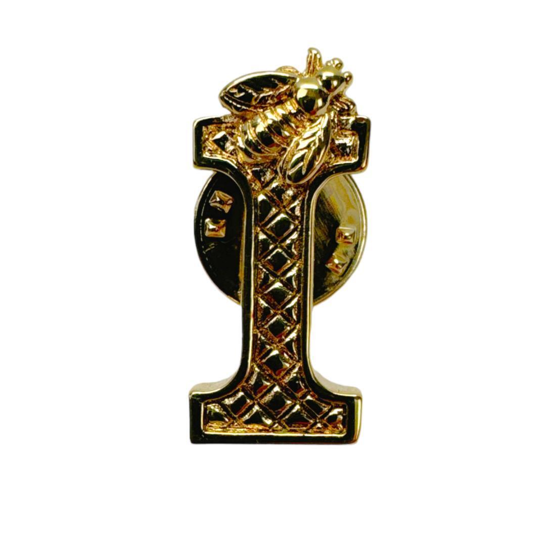 希少 クリスチャンディオール ピンブローチ ロゴ アルファベット 蜂