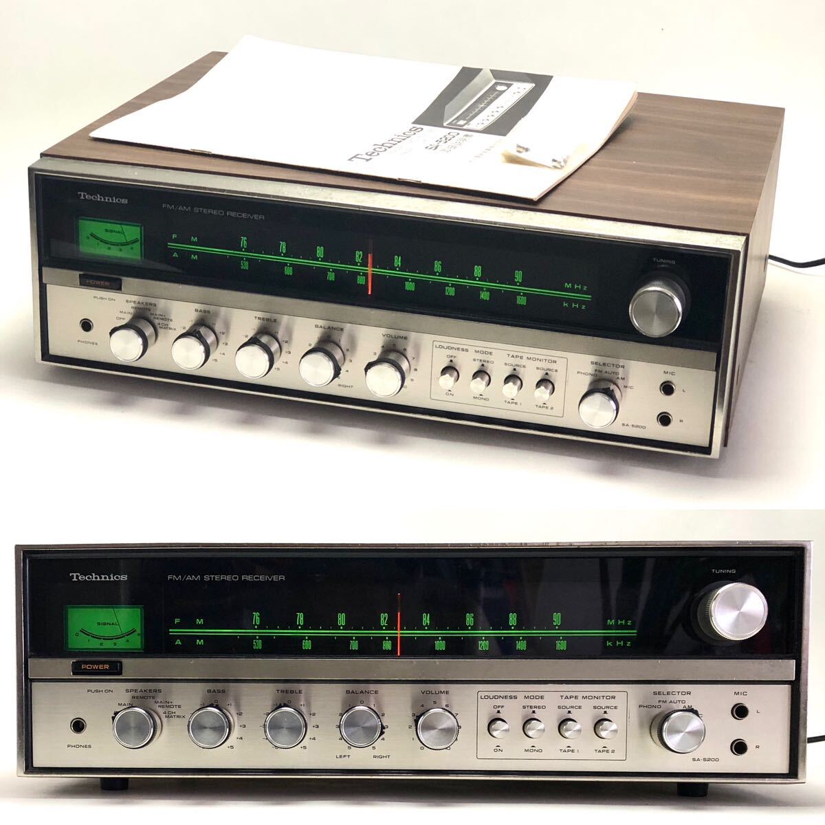 Technics FM/AMステレオレシーバーSA-5200 Technics テクニクス SA