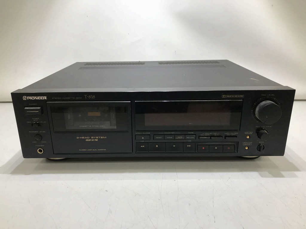 PIONEER T-616 3ヘッドカセットデッキ 動作良好 簡易整備済Pioneer