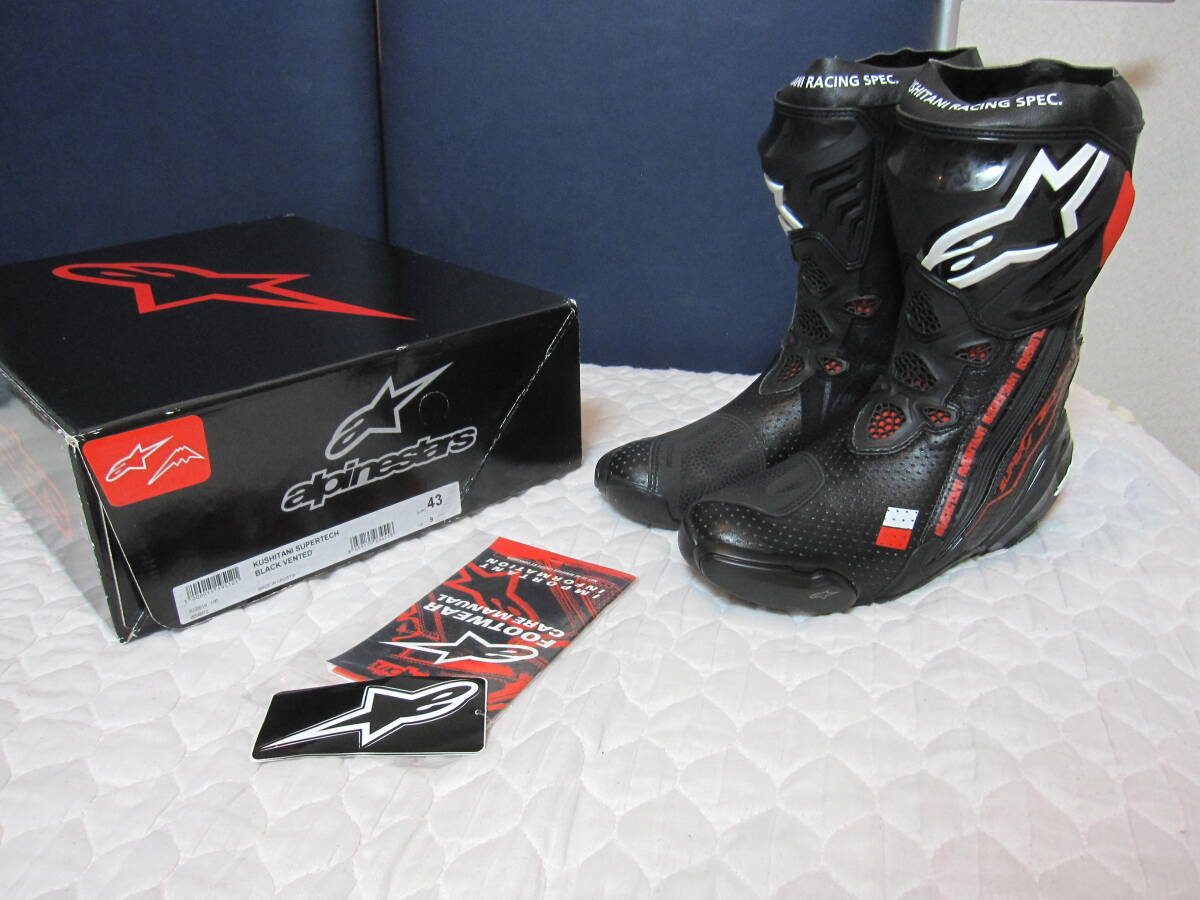 Yahoo!オークション - Alpinestars Supertech R KUSHITANI BLACK VENTE