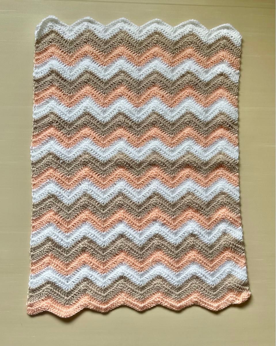 手編みブランケット 膝掛け マルチカバー｜Yahoo!フリマ（旧PayPayフリマ）