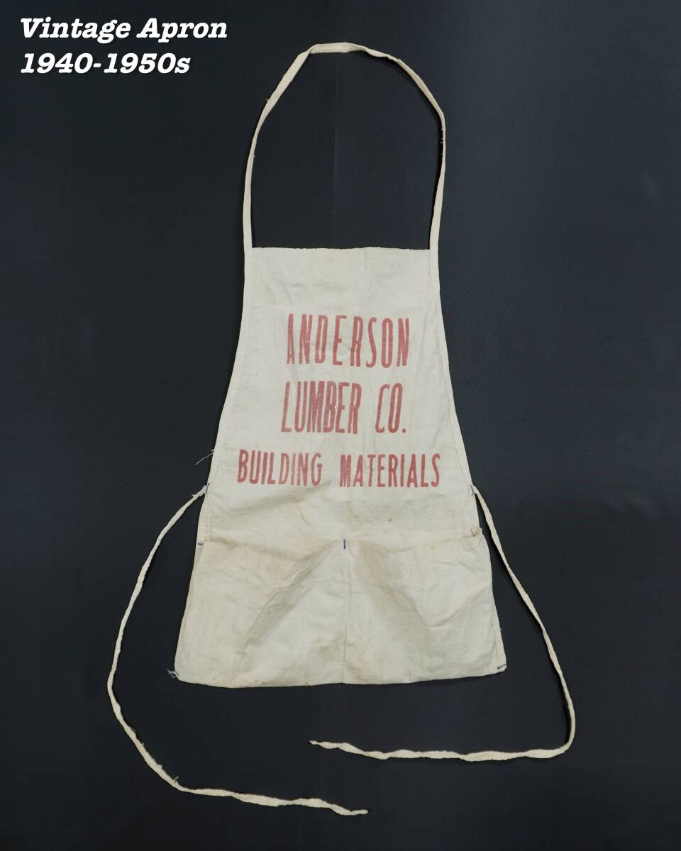 ANDERSON LUMBER CO VINTAGE WORK APRON 1940s 1950s ヴィンテージ