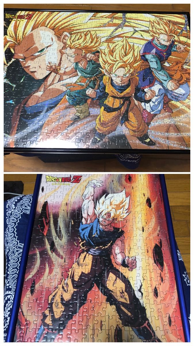 ドラゴンボールZ パズル 完成品 90年代 当時物 2セット まとめ売り