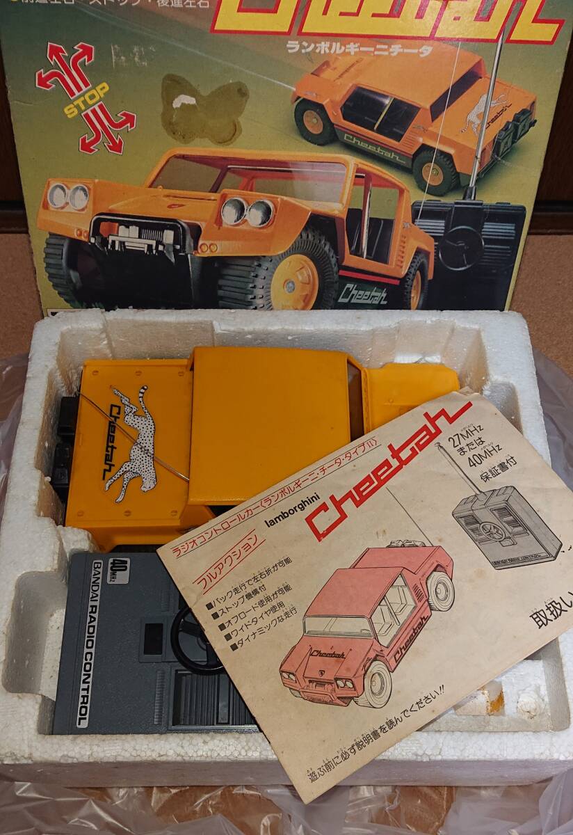 中古 ラジコン バンダイ ランボルギーニ チータ ジャンク 動作未確認