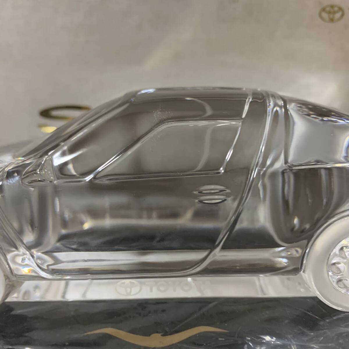 新品 非売品 トヨタ セラ HOYA ガラス クリスタルガラス オブジェ 置物