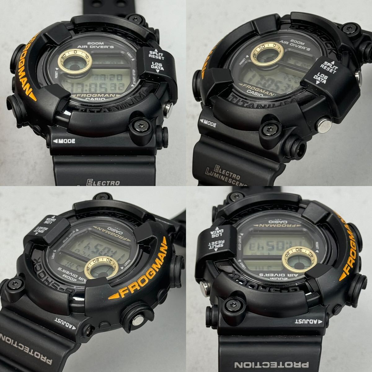 Yahoo!オークション - 美品 G-SHOCK DW-8200BM-1T FROGMANフロッグマン