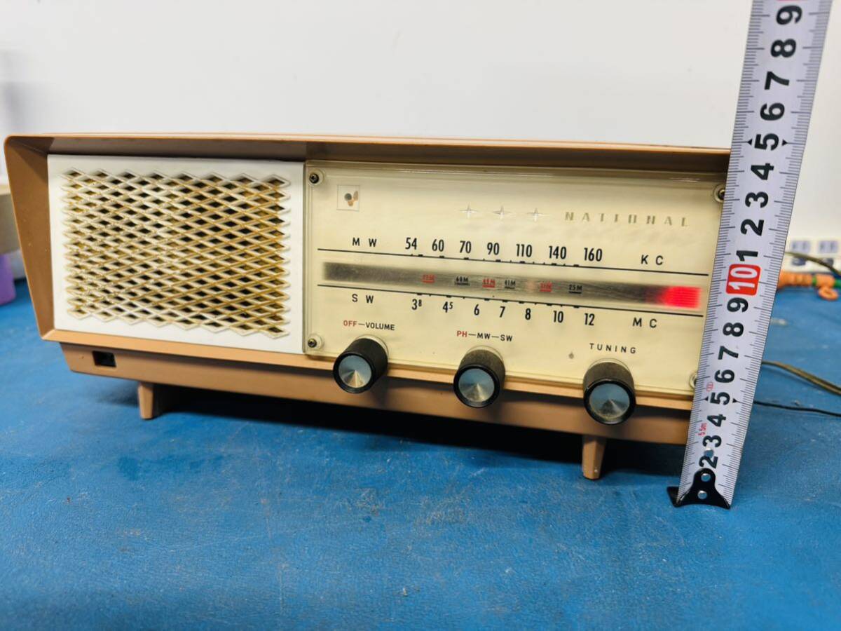 ナショナル 2バンドルーム ラジオ GX-240 レトロ 時代物 希少品 動作品