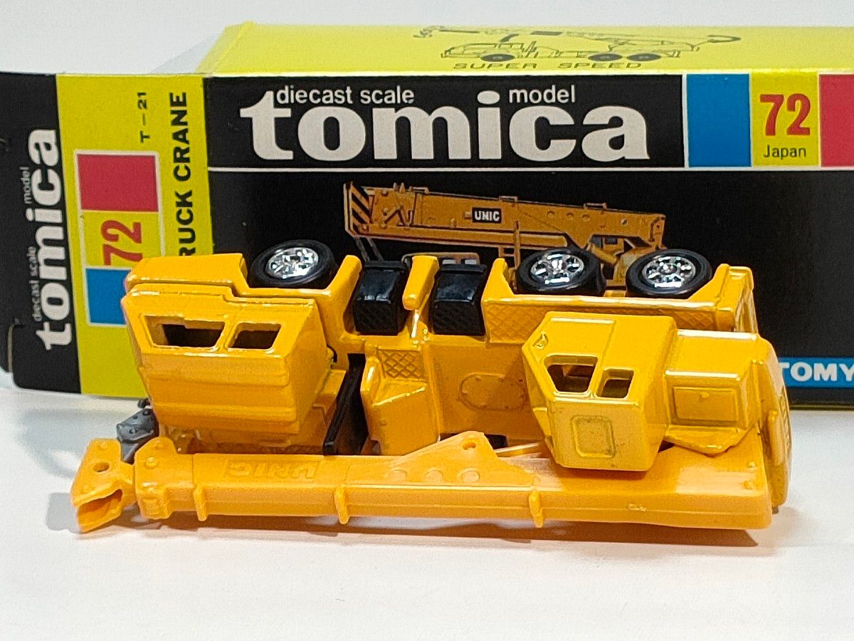 黒箱トミカ 72 UDユニックトラッククレーン 美品 日本製 デッド