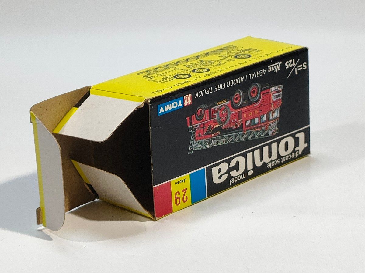 黒箱トミカ 29 日野ハシゴ消防車 美品 日本製 デッドストック｜Yahoo