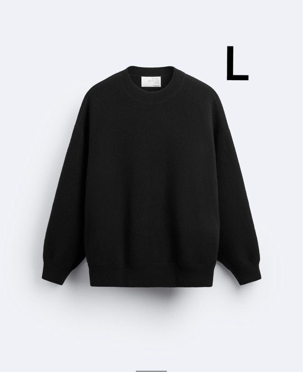ZARA × Studio Nicholson カシミアブレンドセーター ブラック ザラ