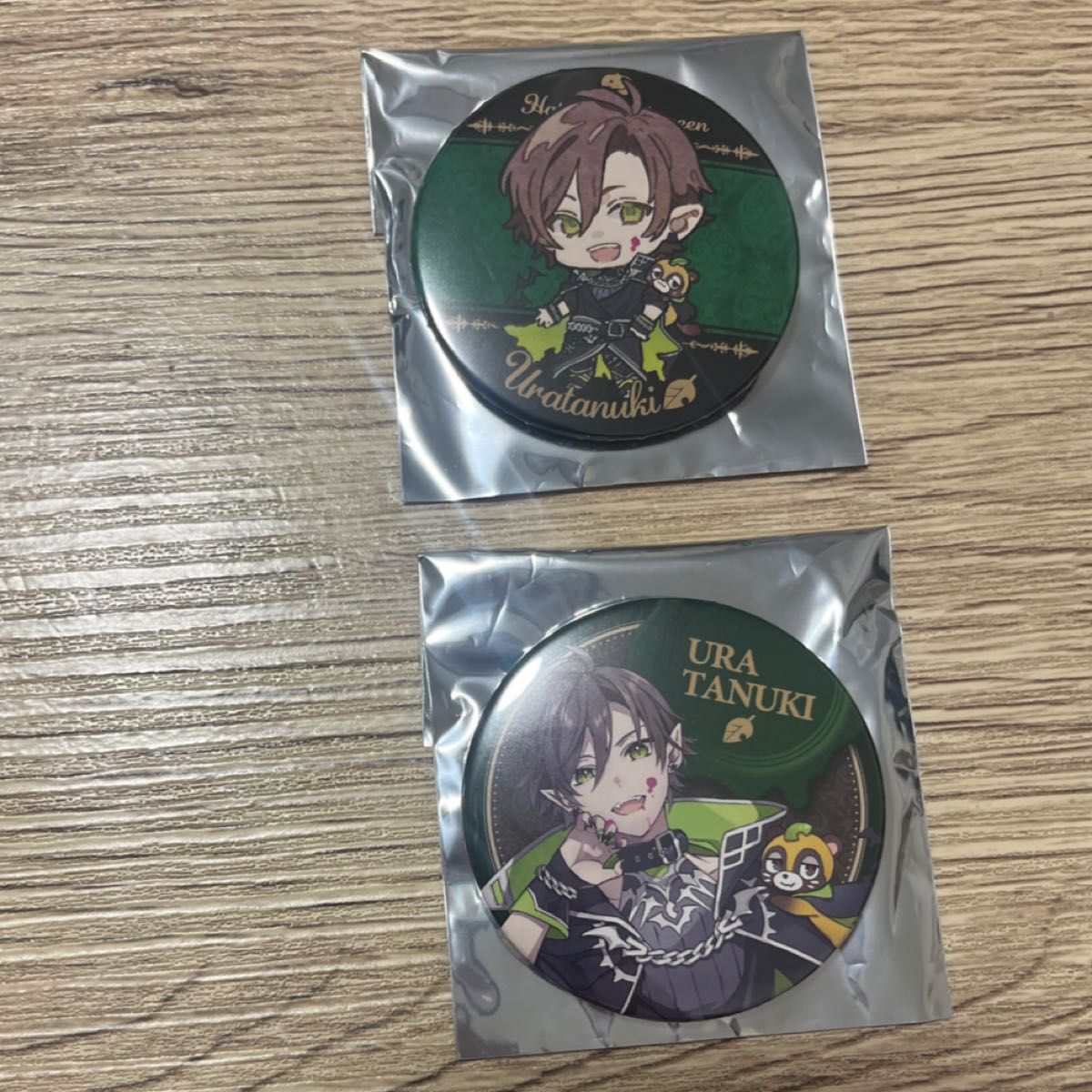 F64.となりの坂田 ハロパ 2021 デフォ カモフラ 缶バッジ F64.となりの