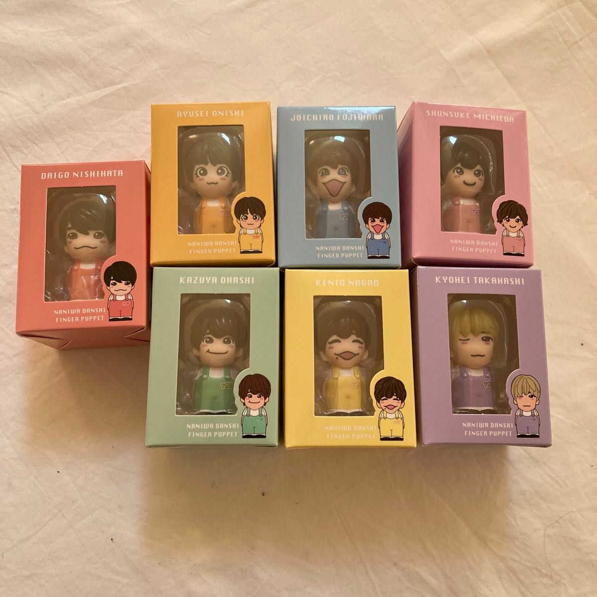 なにわ男子 指人形 7人 なにわ男子 指人形 7体セット 全種 コンプリート